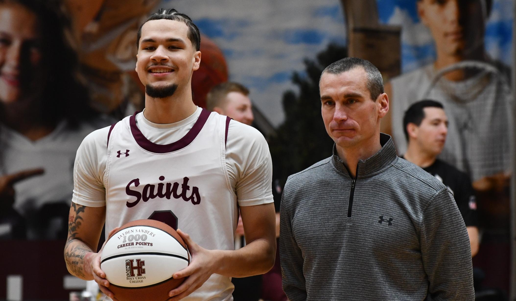 Jayden Sanders Honored for Joining 1,000-Point Club