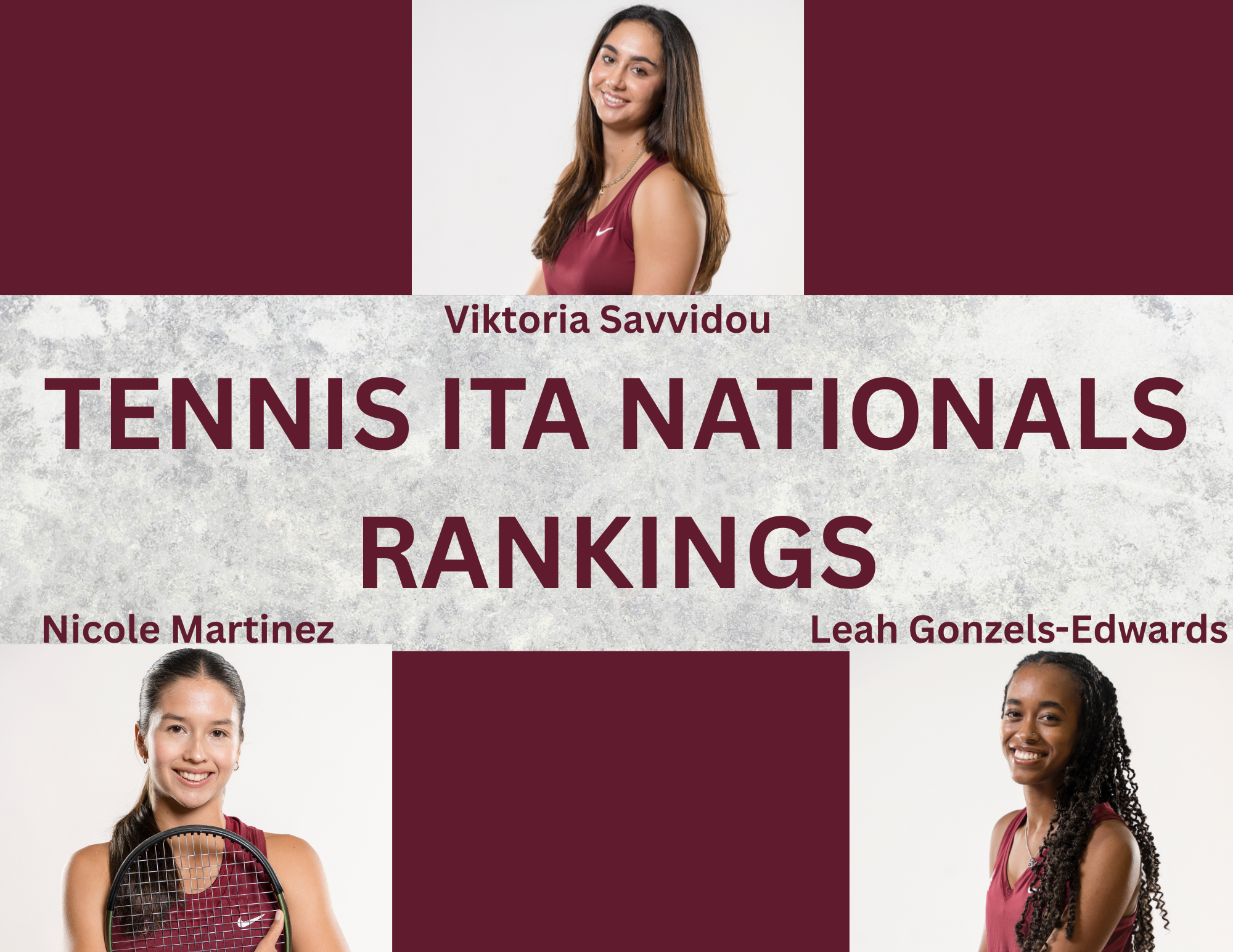 Saints Women&rsquo;s Tennis Shines with Three Players Ranked in Latest ITA National and Regional Lists